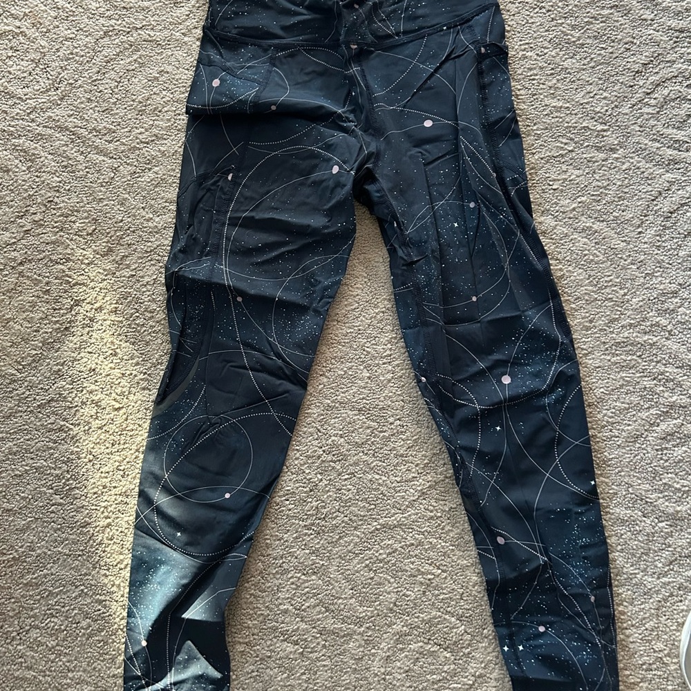 Sweaty Betty Black Patterned Leggings